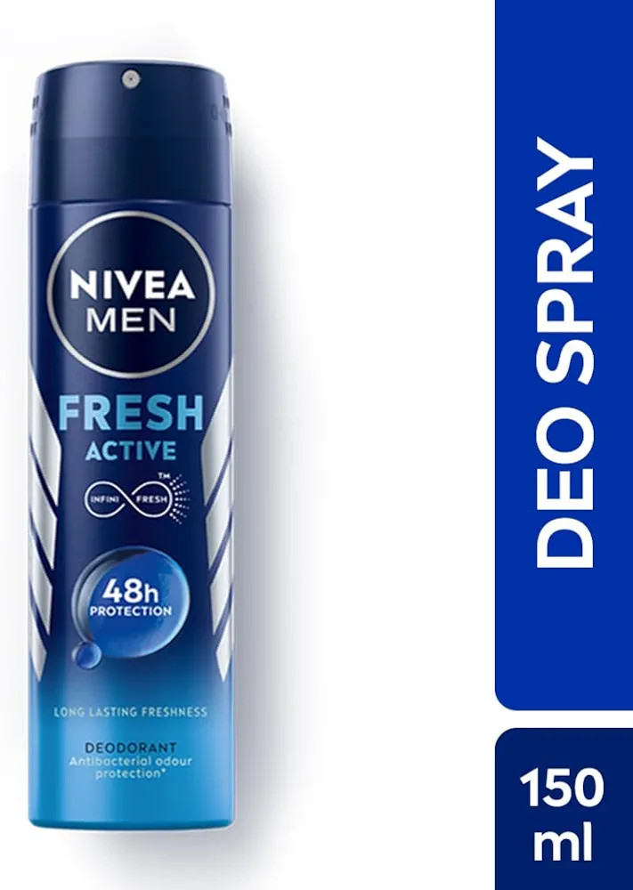Nivea Fresh Active Original Deodorant for Men, 150ml