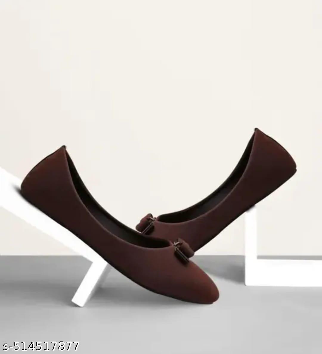 A K ENTERPRISES Women Pull on Ballerinas Effortless Style and Comfort Ballet Flats