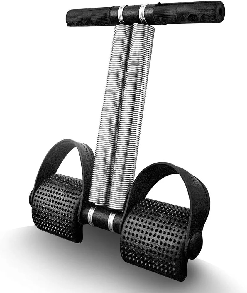 Double Spring Tummy Trimmer Men and Women for Abs Workout Stomach Exercise Machine for Women and Men Exercise in Gym, Home for Abdominal, Belly Exercise Waist Trimmer | Black