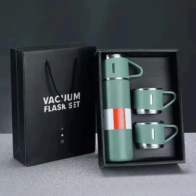 vacuum flask set-A8 500 ml Flask (Pack of 1, Multicolor, Steel)