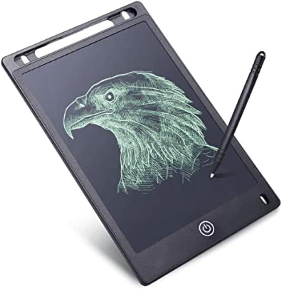 LCD Writing Tablet Screenwriting Toys Smart Digital E-Note Pad 8.5 Inch Light Weight Magic Slate for Drawing Playing Noting by Kids and Adults Best Birthday Gift Girls Boys, (Multicolor)