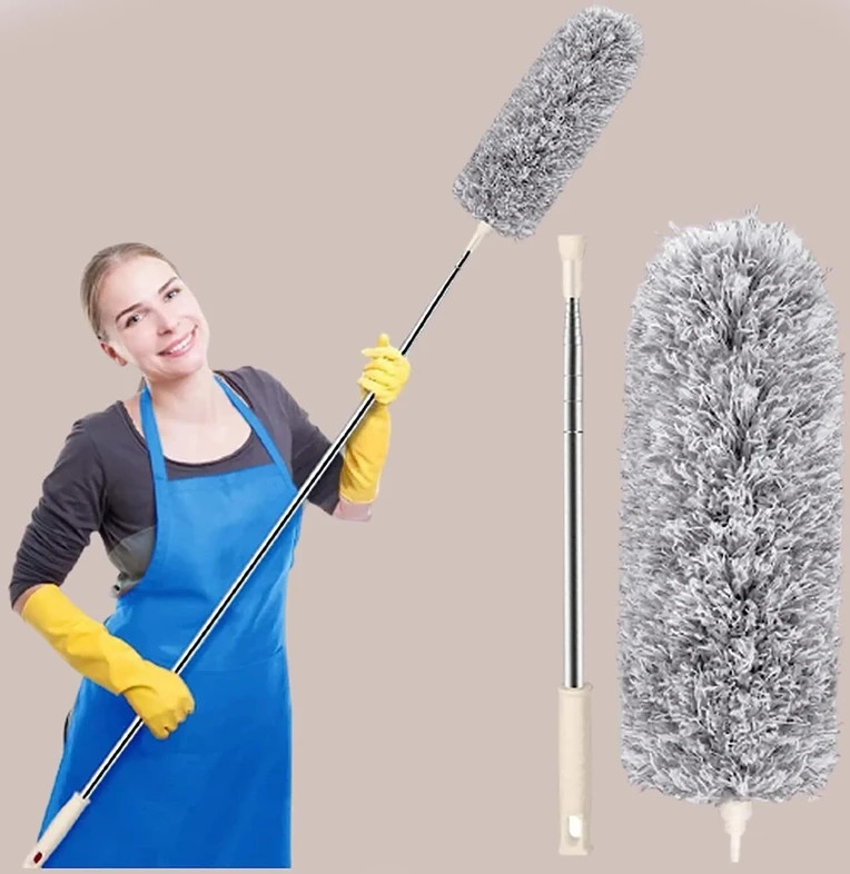 Microfiber Cleaner (Pack of 1) for Home, Kitchen and Office with Adjustable Wet and Dry Duster