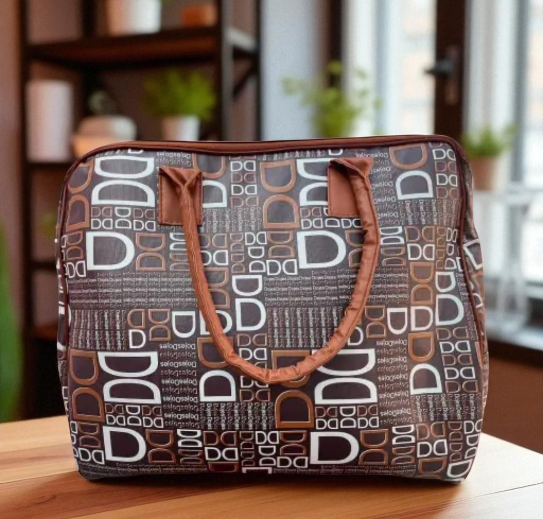 Women Fashion Digital Printed Duffle Handbags for women and girls | Women's multipurpose travel shopping tote | Lunch bag women- Leakproof Multi pocket Lunch tote bag for work/college/picnic |