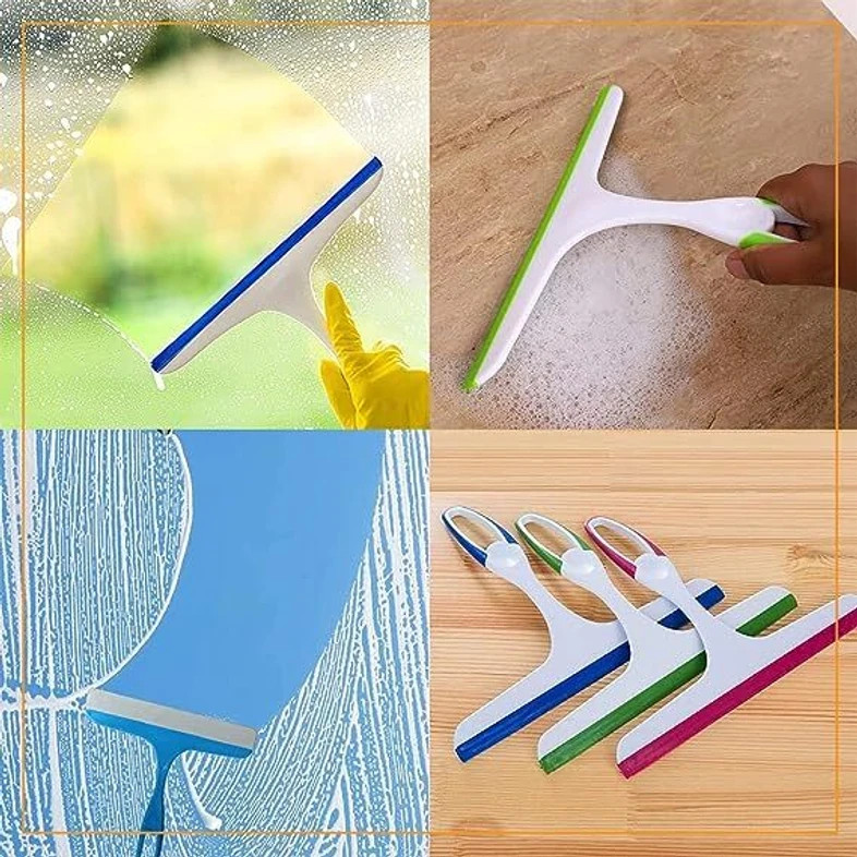 Non-Slip Hand-Held Wiper for Cleaning Window Kitchen Wiper (Multicolor)