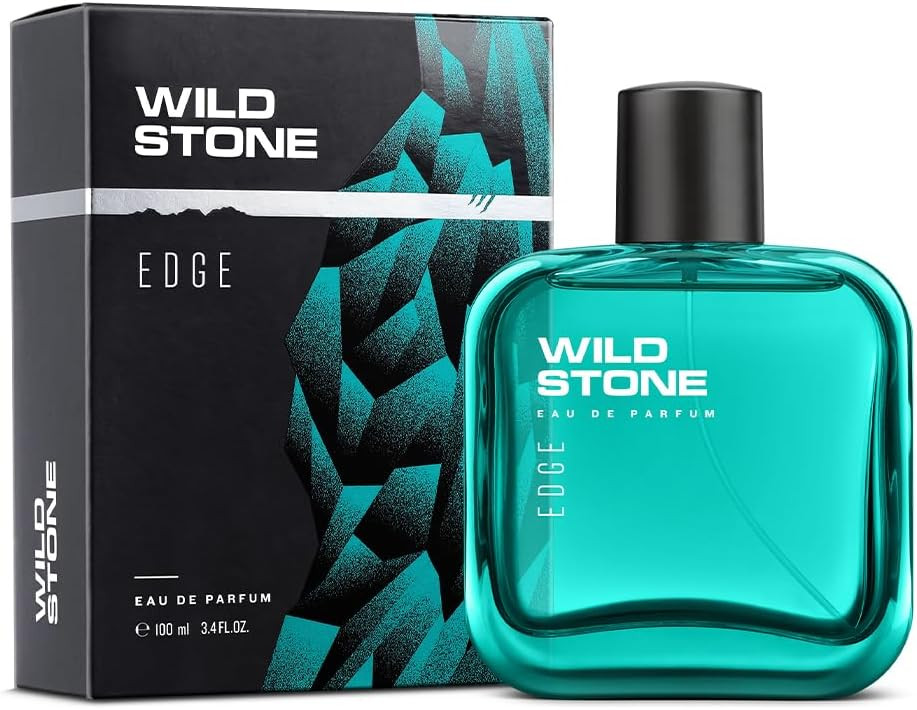 Wild Stone Edge EDP Premium Perfume for Men, 100 Ml | Long-lasting Eau De Parfum | Luxury Fragrances | Fragrance for Modern Lifestyle | Ideal Gift For Him | Premium Scent For Men