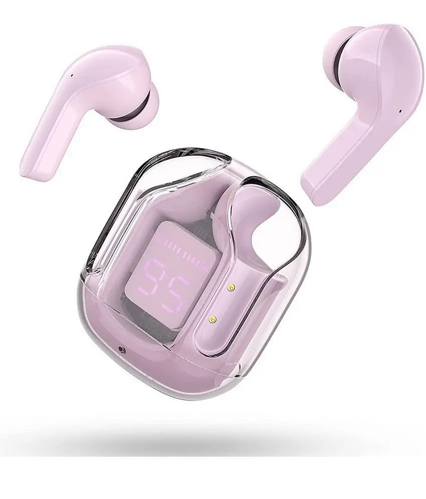 ULTRAPOD PINK Bluetooth True Wireless (TWS) On Ear 4 Hours Playback Magnetic earpeice IPX4(Splash & Sweat Proof) Pink