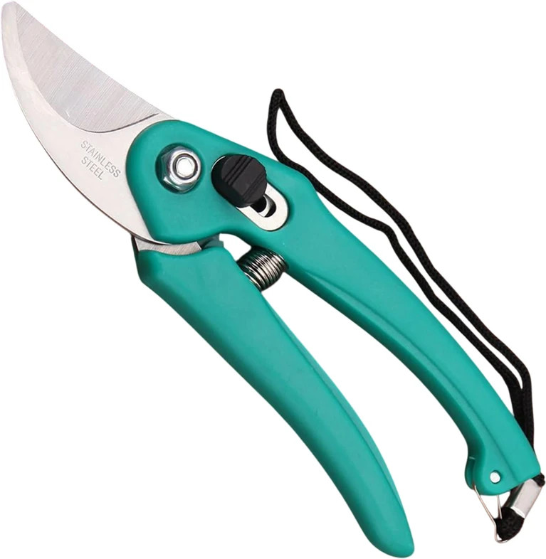 Stainless Steel Pruning Shears, Cutter for Gardening, Stainless Steel Pruning Shears, Cutter for Gardening Garden Tool Kit (1 Tools)