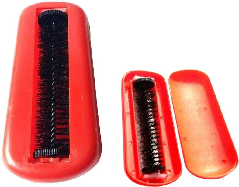 Multipurpose Magic Cleaning Roller Brush for Sofa, Carpet, Bed-sheet, Car-Seats (Pack Of 2) Plastic Dry Brush (Orange, 2 Units)