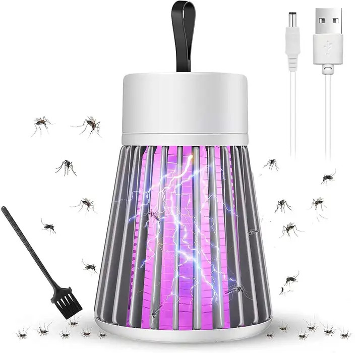 Electronic LED Mosquito Killer Machine Trap Lamp Electric Shock Bug Zapper Electric Insect Killer Indoor, Outdoor (Lantern)