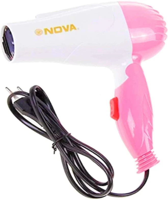 NOVA Youthfull 1290 dryer 1000w Hair Dryer (1000 W, Pink & White)