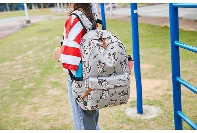 Backpack School Bag For Travel With Bottle Compartment | Trendy Water Resistant High Storage Bag For Men & Women