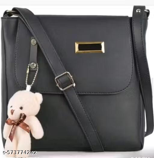 SMG FASHIONN teddy mause colour Sling bag Crossbody bag Shoulder sling bag Messenger bag Satchel bag Chest bag Travel sling bag Lightweight sling bag Waterproof sling bag Leather sling bag Canvas slin