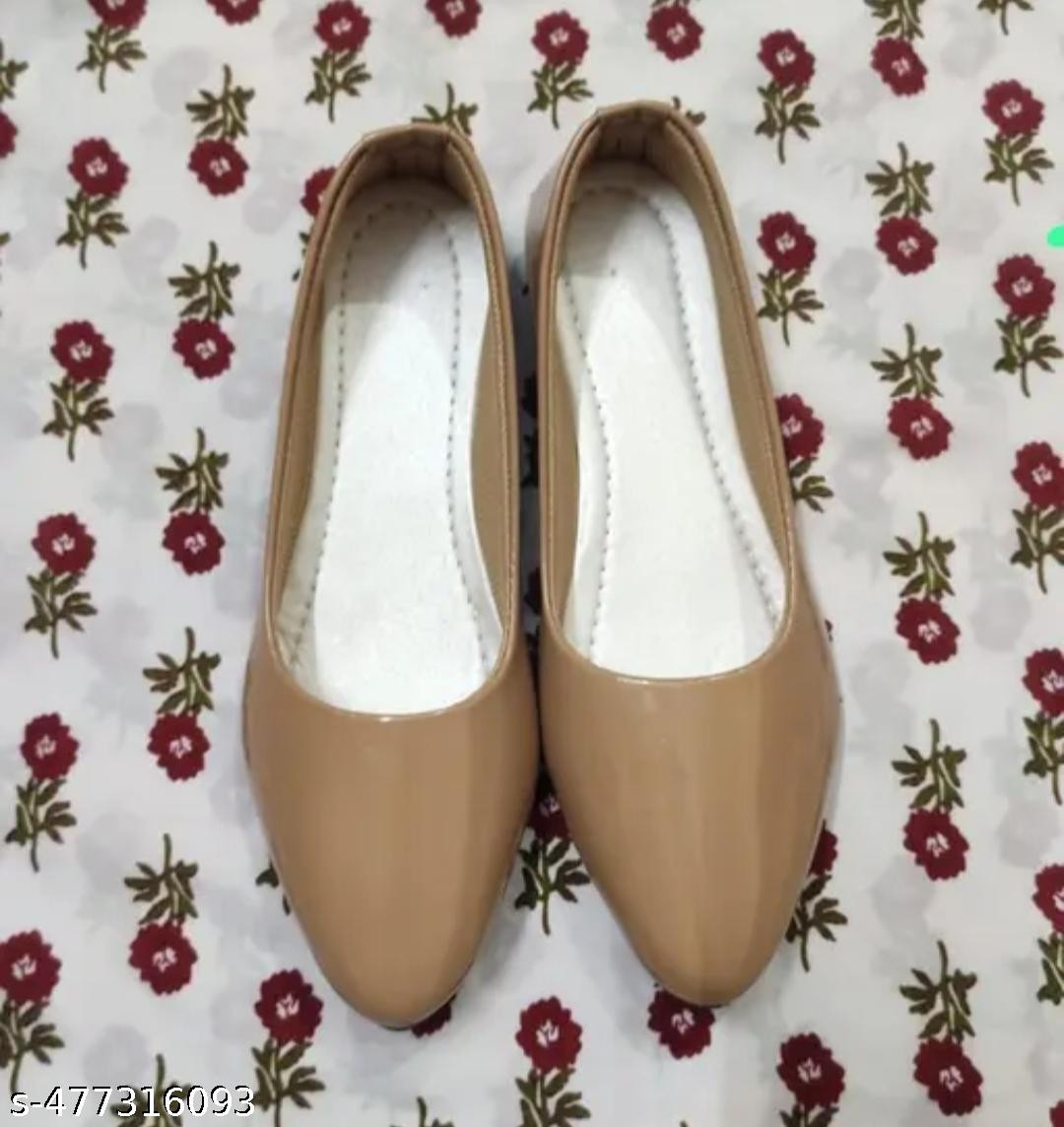 A K ENTERPRISES   Beige petanStylish, Casual Wear, Comfortable Flat Bellies for Women & Girls