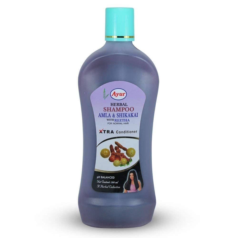 Ayur herbal Amla and Shikakai shampoo ( 1000 ml )for men and women | Controls Dandruff & Reduces Hairfall | Suitable for All Hair Types