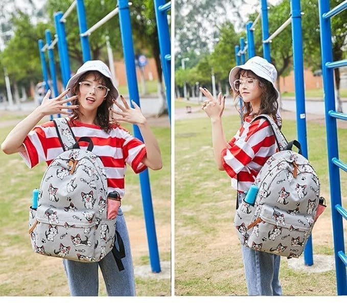 Trendy Water Resistant High Storage Bag For Men & Women | Boys & Girls Laptop Printed Backpack For College Gift