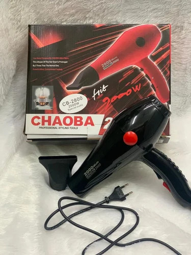 CHAOBA 2000 Watts Professional Hair Dryer (Black- Model 2800)