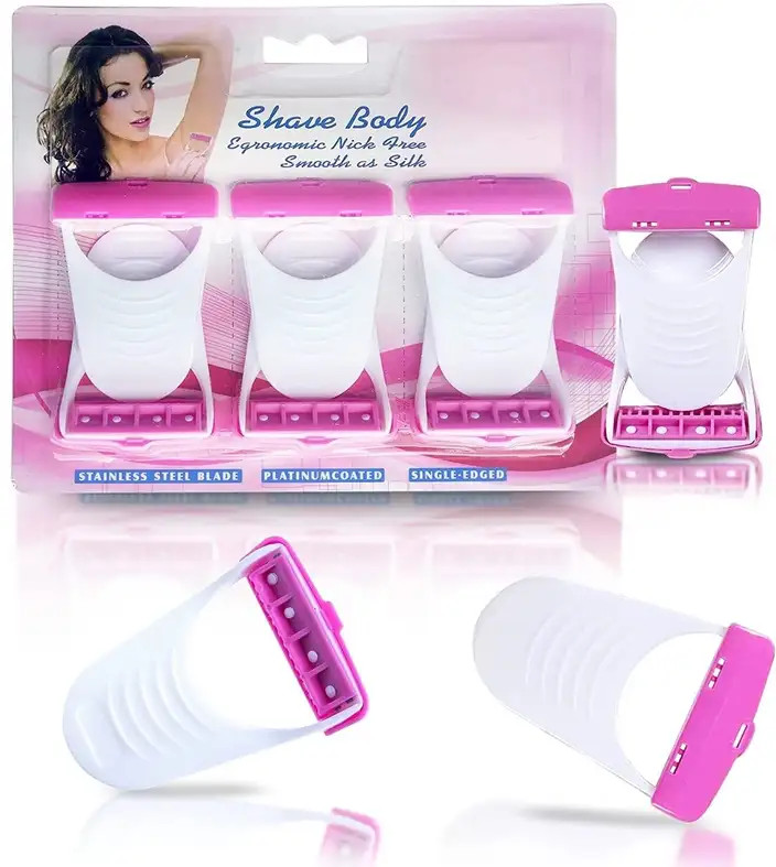 Body Shaver Razor for Women Hair Removal Mini Shaver Remover & Bikini Razor, Women (Pack of 6)