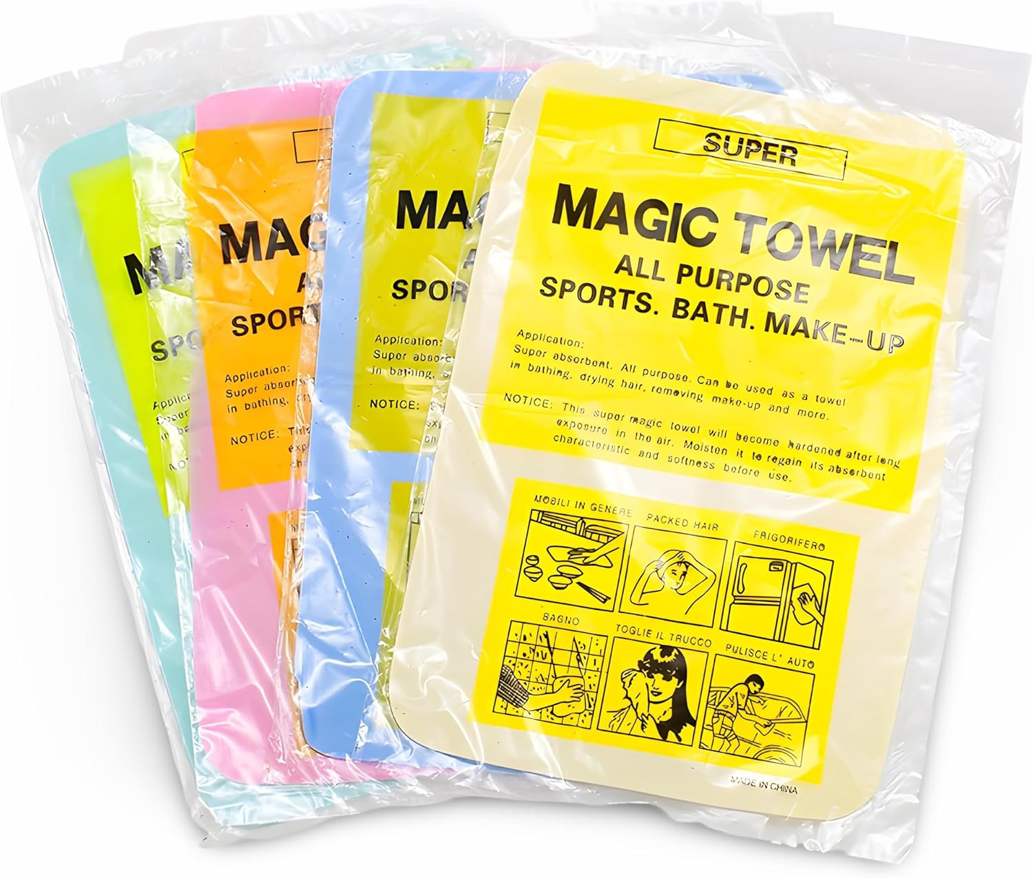3 Pcs Magic Thickened Cleaning Cloth,Microfiber Magic Streak Free Cleaning Cloth,Reusable Glass Microfiber Cleaning Rag,for All-Purpose Microfiber Towels for Kitchens,Glass,Cars (Pack of 3)