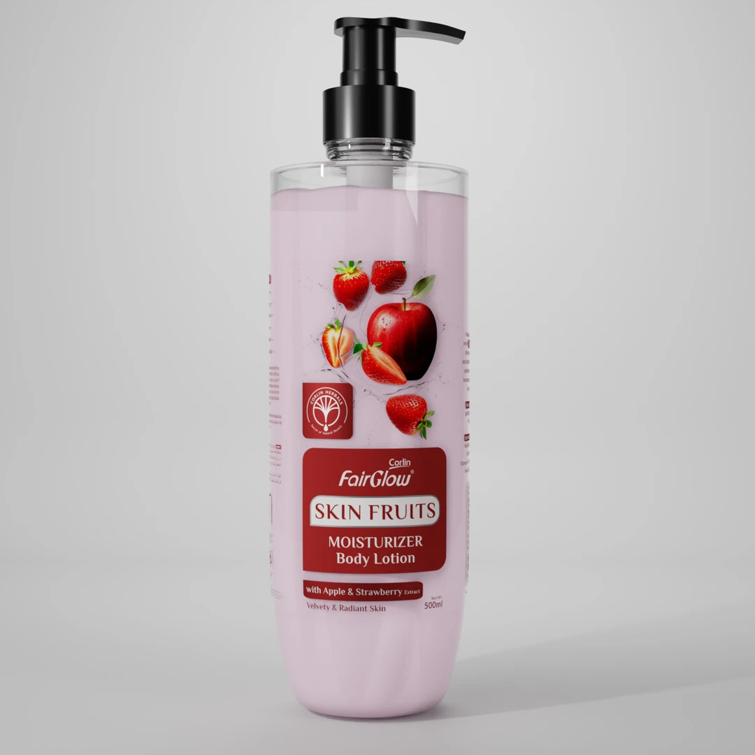 Corlin Fairglow Skin Fruits Daily Care Moisturizer Lotion (500 ml)