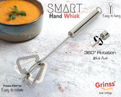 Grinss Stainless Steel Hand Whisk
