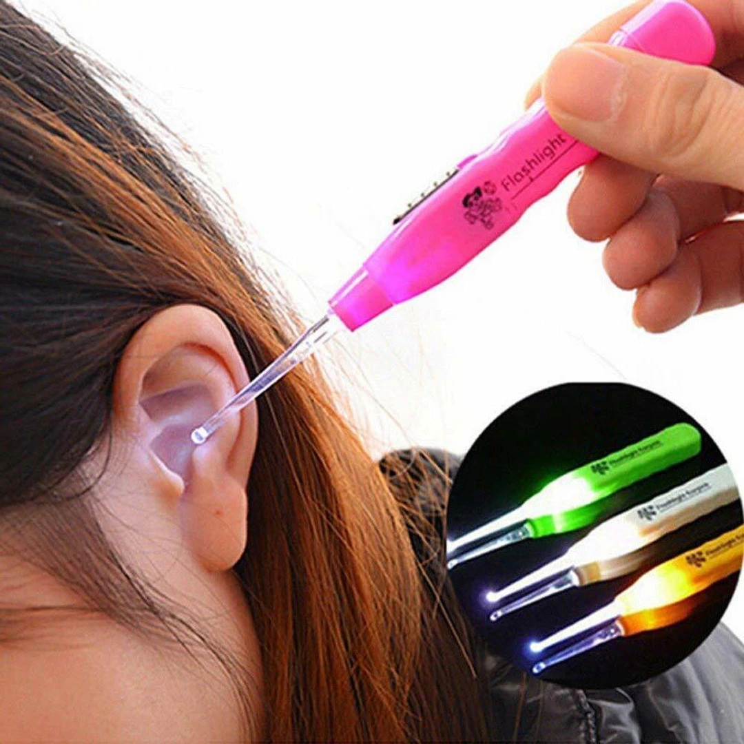 Ear Cleaning tools LED Flashlight EarPick Ear Wax light Electric Ear Cleaner