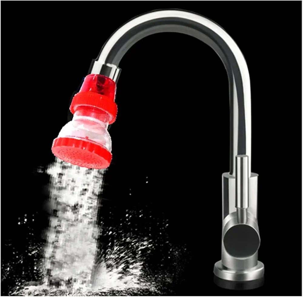 Pack of 4 Mini Shower for Kitchen and Bathroom Tap Sprinkler Plastic Shower Head Plastic Sprinkler Shower