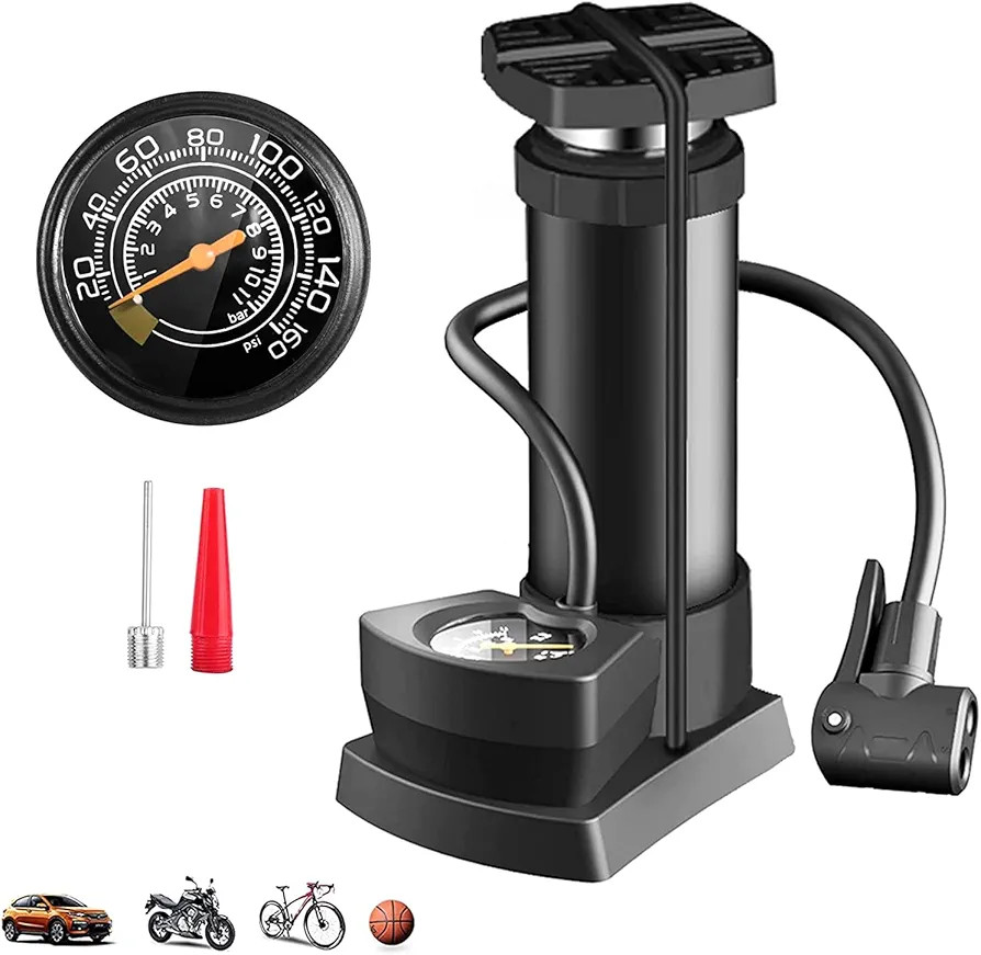 Bicycle Foot Balloon Pump Machine for Bikes and Cycle, Balloon High Pressure Cycle Air Pump for Bicycle, Pump for Cycle Tyre