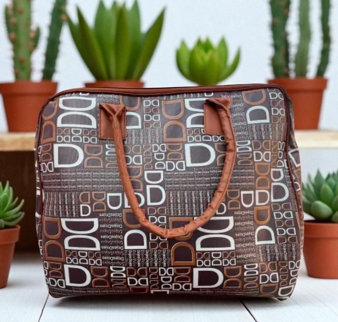 Women Fashion Digital Printed Duffle Handbags for women and girls | Women's multipurpose travel shopping tote | Lunch bag women- Leakproof Multi pocket Lunch tote bag for work/college/picnic |