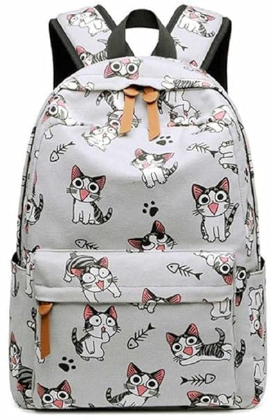 Backpack – Trendy Catfish Design Water Resistant Girls’ Daypack, Perfect Blend of Style & Value