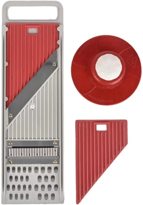 Potato chips Slicer Vegetable & Fruit Grater & Slicer (1 chopper and 1 safety holder)