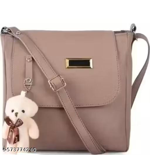 SMG FASHIONN teddy mause colour Sling bag Crossbody bag Shoulder sling bag Messenger bag Satchel bag Chest bag Travel sling bag Lightweight sling bag Waterproof sling bag Leather sling bag Canvas slin